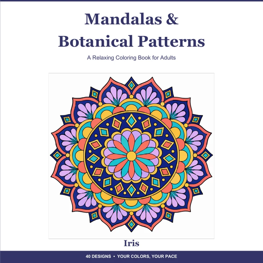 Mandalas and Botanical Patterns book cover